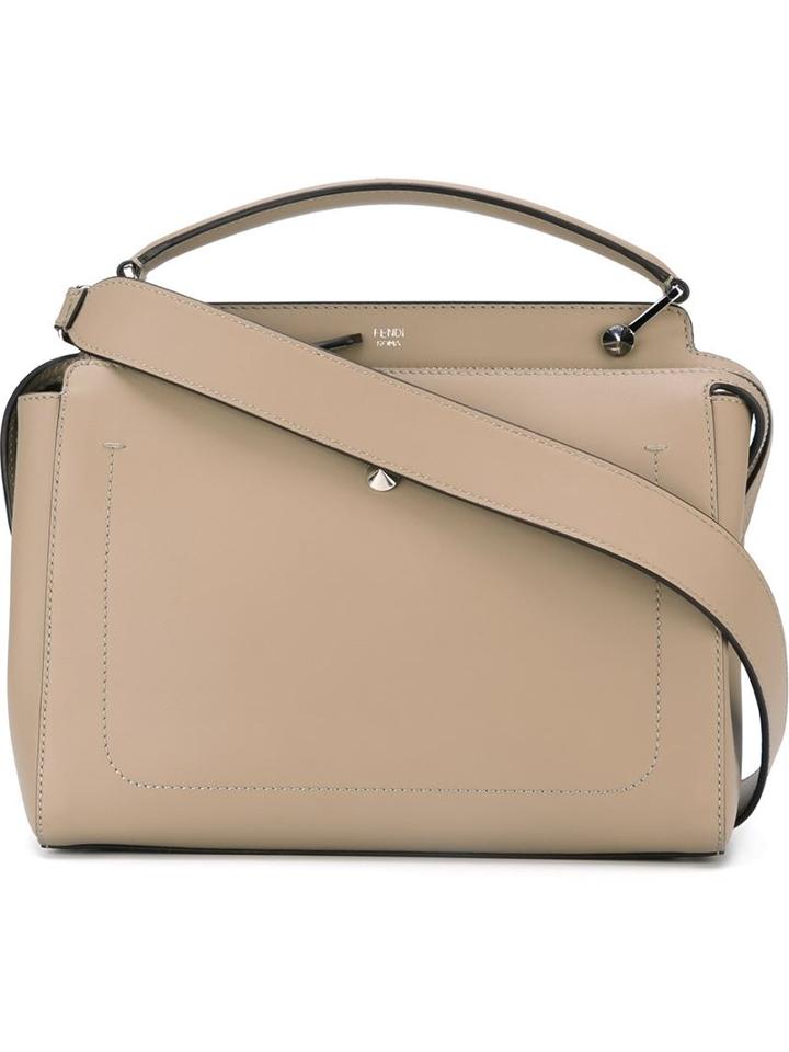Fendi 'dotcom' Tote, Women's, Grey