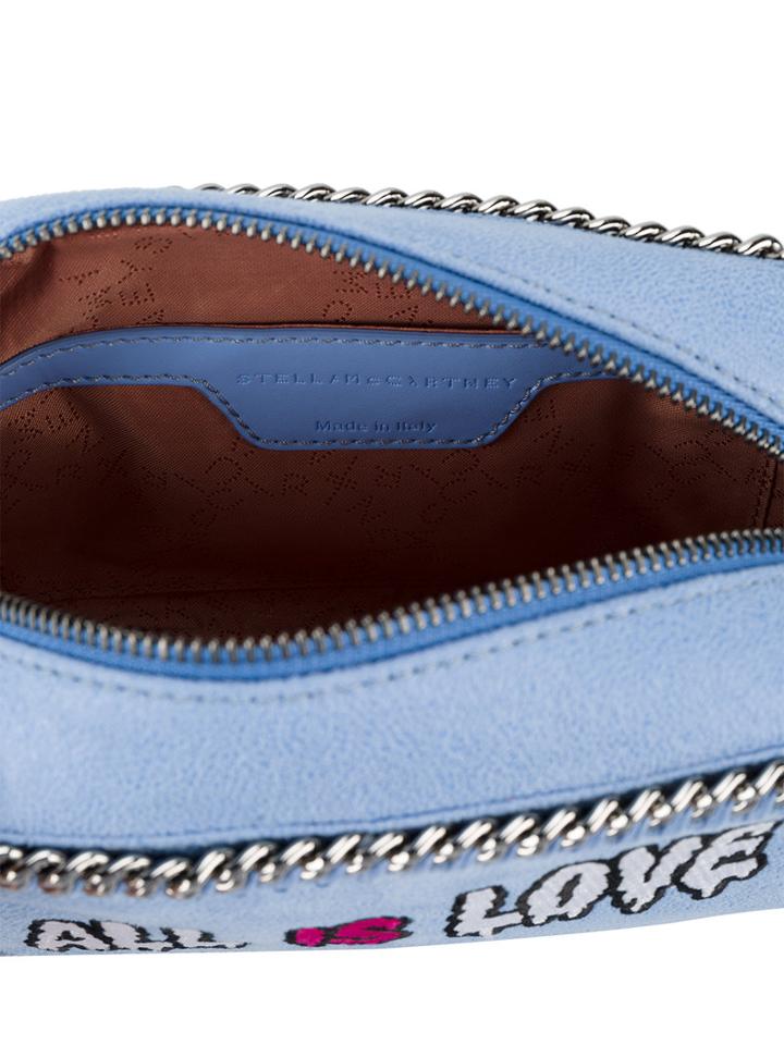 Stella Mccartney - All Is Love Falabella Bag - Women - Polyester - One Size, Women's, Blue, Polyester
