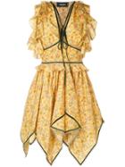 Dsquared2 Flared Asymmetric Dress - Yellow