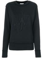 Jw Anderson Logo Patch Sweatshirt - Black