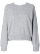 Vince Round Neck Sweater - Grey