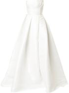 Alex Perry Mia Strapless Gown - White