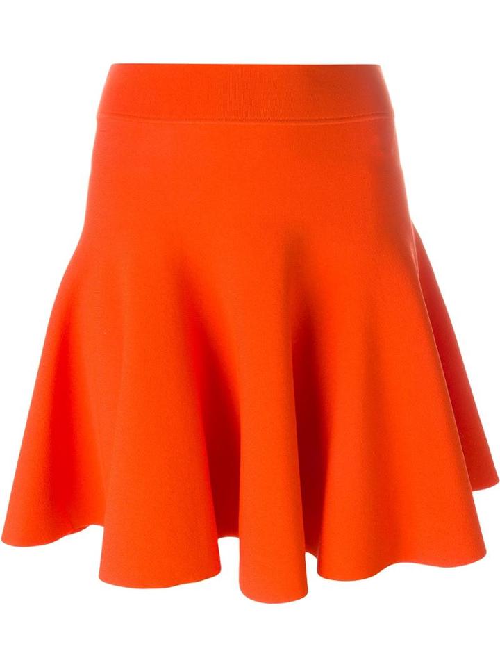 P.a.r.o.s.h. A-line Skirt, Women's, Size: M, Yellow/orange, Viscose/spandex/elastane/polyamide