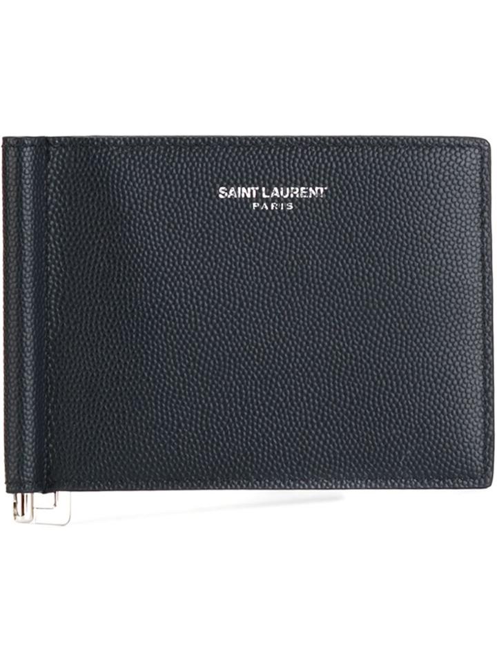 Saint Laurent Classic Billfold Wallet - Blue