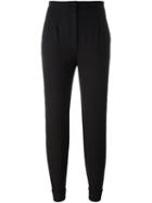 Dolce & Gabbana Straight Leg Trousers, Women's, Size: 44, Black, Polyamide/spandex/elastane/virgin Wool