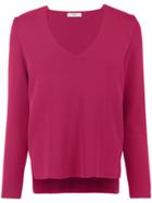 Egrey Panelled Knit Blouse - Pink & Purple
