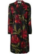 Dolce & Gabbana Pre-owned 1990's Floral Shirt Dress - Black