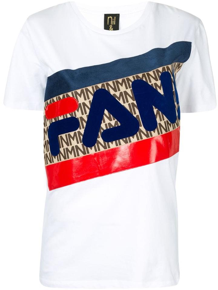 Nil & Mon Fan T-shirt - White