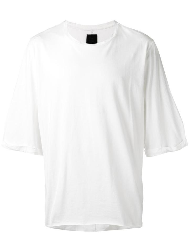 Thom Krom Flared Sleeves T-shirt, Men's, Size: Large, White, Cotton