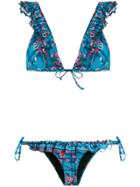 Anjuna Floral Bikini Set - Blue