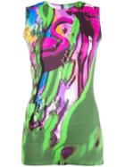 Maison Margiela Printed Sleeveless Bodysuit - Green