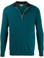 N.peal The Carnaby Fine-knit Jumper - Green