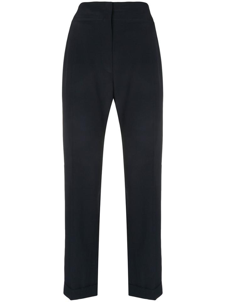 Salvatore Ferragamo Classic High-waisted Trousers - Blue