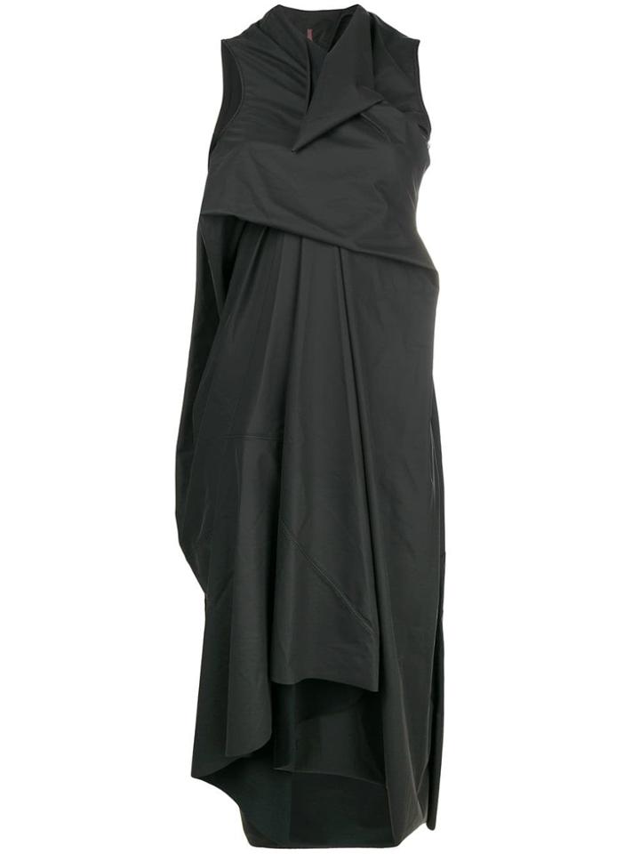 Rick Owens Lilies Layer Effect Dress - Black