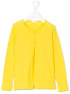 Il Gufo - Classic Cardigan - Kids - Cotton - 12 Yrs, Yellow/orange