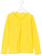 Il Gufo - Classic Cardigan - Kids - Cotton - 12 Yrs, Yellow/orange