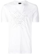 Emporio Armani Embroidered Logo T-shirt - White