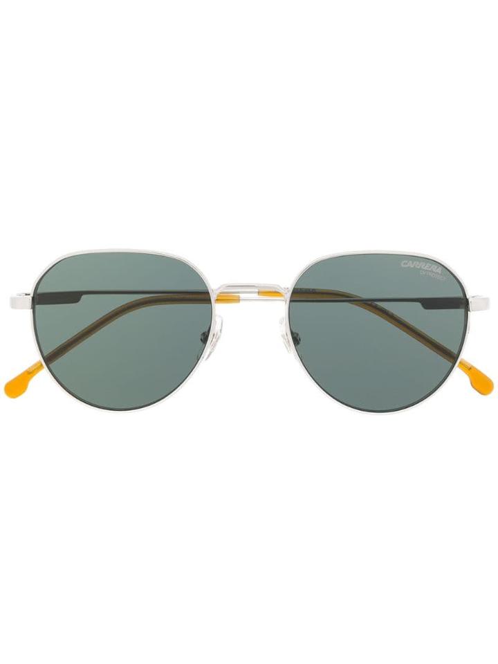 Carrera Circle Frame Sunglasses - Silver