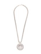 Versace Medusa Medallion Necklace - Metallic