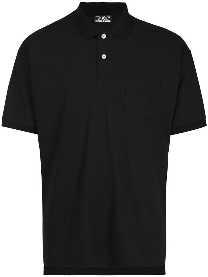 Hysteric Glamour Short-sleeve Polo Top - Black