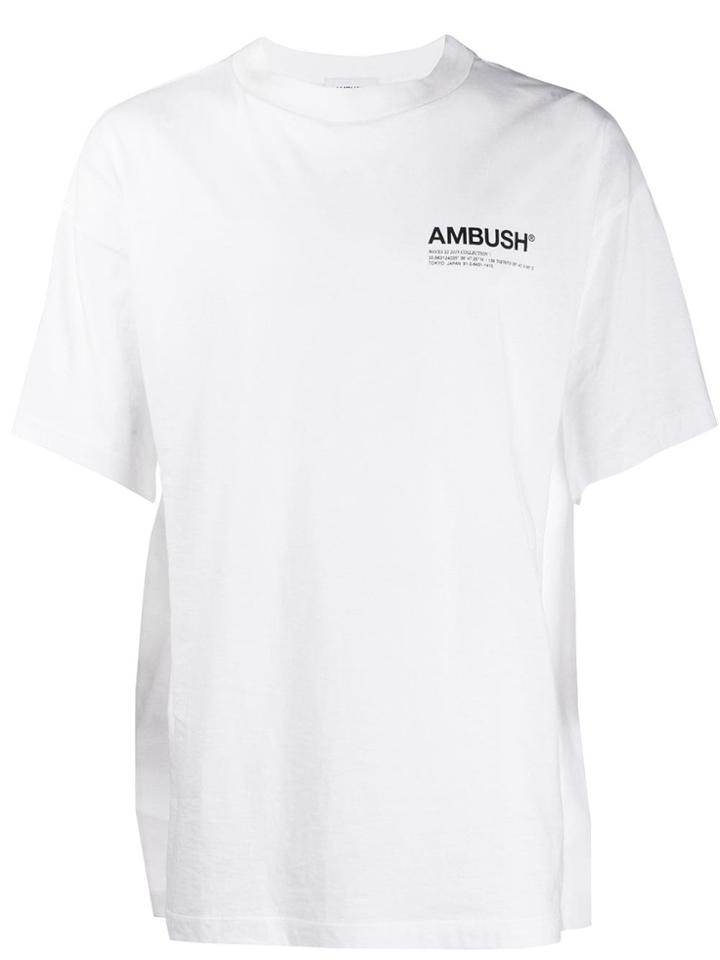 Ambush Darted T-shirt - White