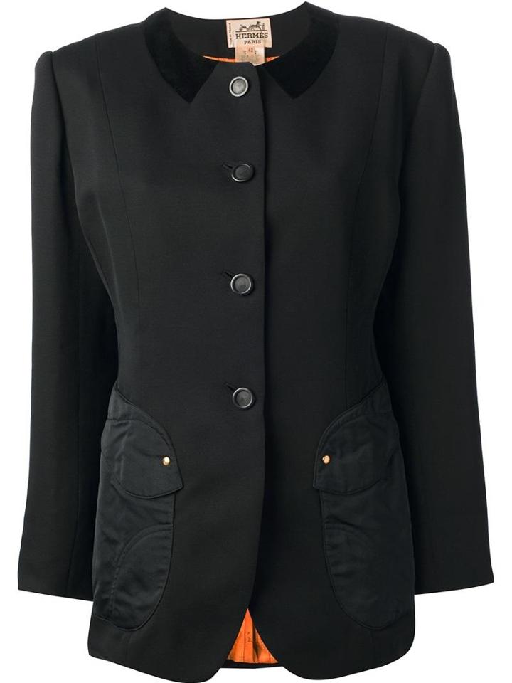 Hermes Vintage Buttoned Blazer