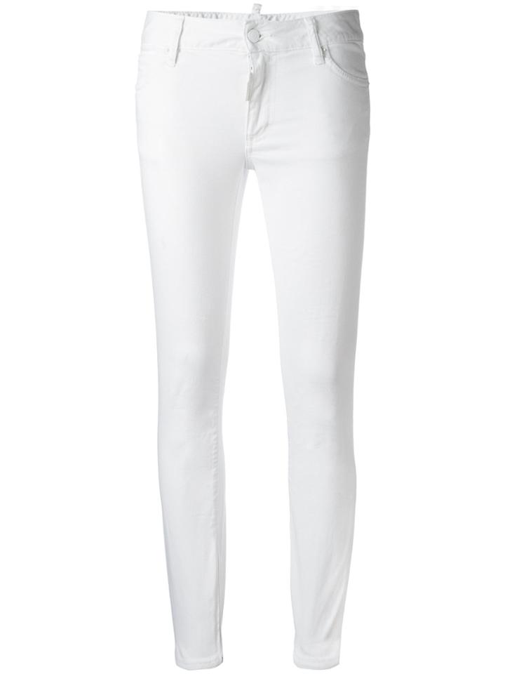 Dsquared2 Twiggy Skinny Jeans - White