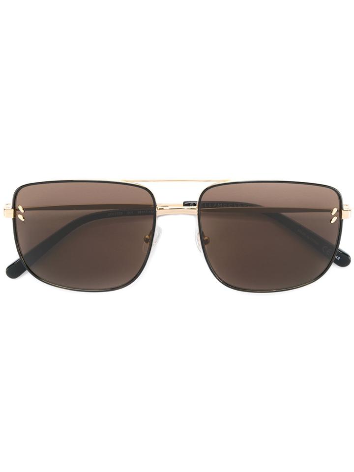 Stella Mccartney Eyewear Aviator Sunglasses - Metallic