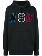 Nike Lettered Designed Hoodie - Black