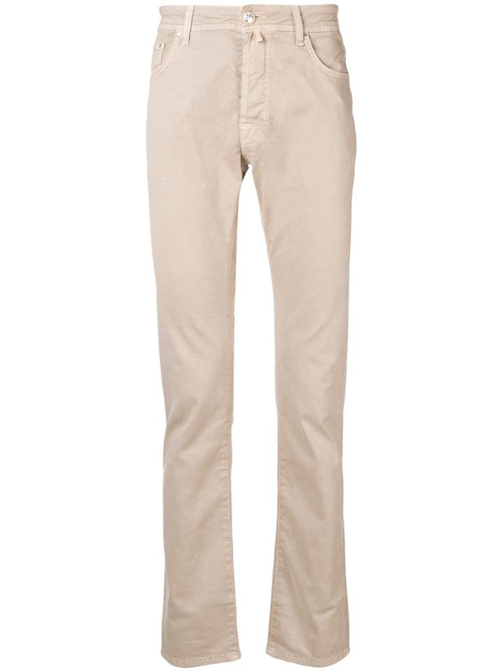 Jacob Cohen Regular Fit Trousers - Nude & Neutrals