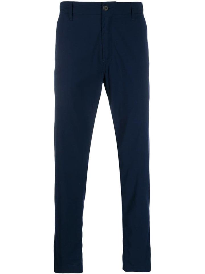 White Sand Straight-leg Trousers - Blue