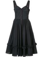 Vivetta Contrast Stitch Sundress - Black