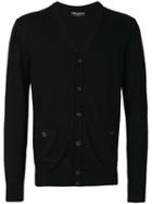 Dolce & Gabbana - Classic Cardigan - Men - Virgin Wool - 50, Black, Virgin Wool