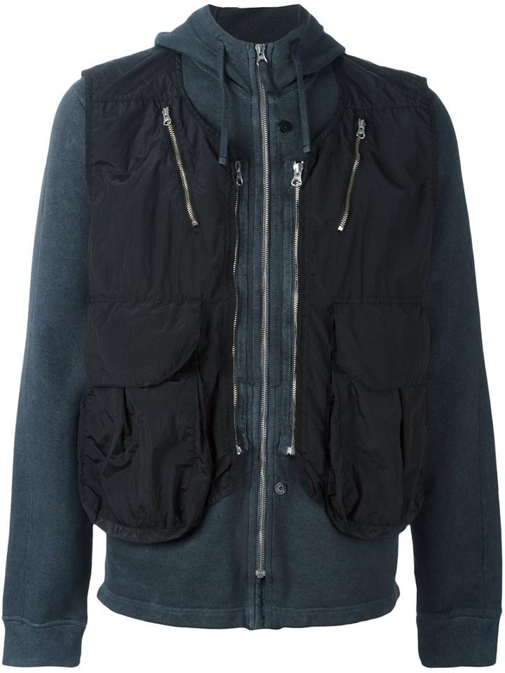 Stone Island Shadow Project Gilet Detail Hoodie