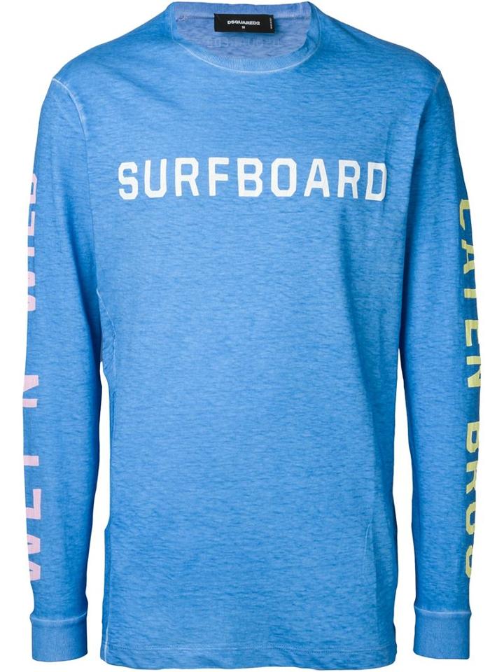 Dsquared2 Surfboard Print T-shirt