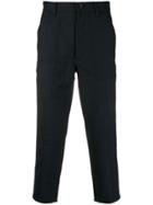 Comme Des Garçons Shirt Straight-fit Trousers - Blue