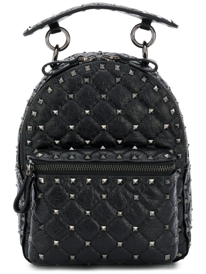 Valentino Valentino Garavani Rockstud Mini Backpack - Black