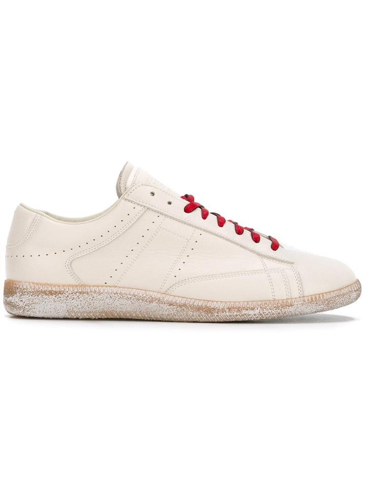 Maison Margiela Ace Low Top Sneakers - Nude & Neutrals