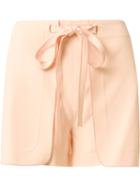 Talie Nk Tie Fastening Skorts, Women's, Size: 36, Yellow/orange, Acetate/viscose