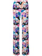 Emilio Pucci Graphic High-waisted Trousers - Nude & Neutrals
