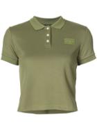 Fenty X Puma - Cropped Polo Top - Women - Nylon/spandex/elastane - Xs, Green, Nylon/spandex/elastane