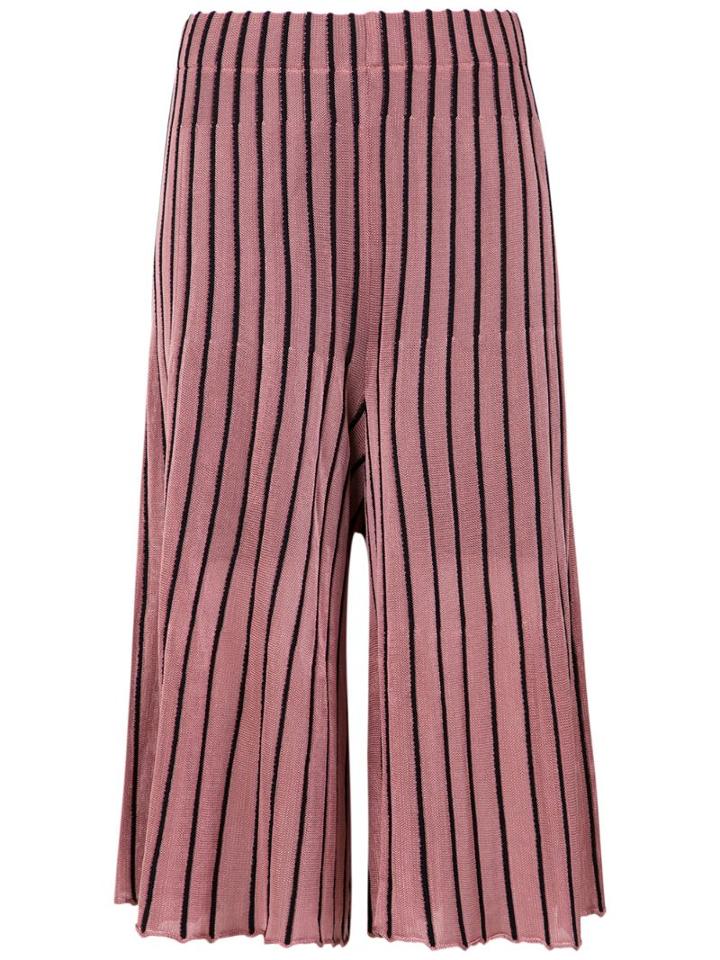 Osklen Pleated Bicolor Pants - Pink