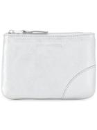Comme Des Garçons Wallet Top Zip Wallet - Metallic