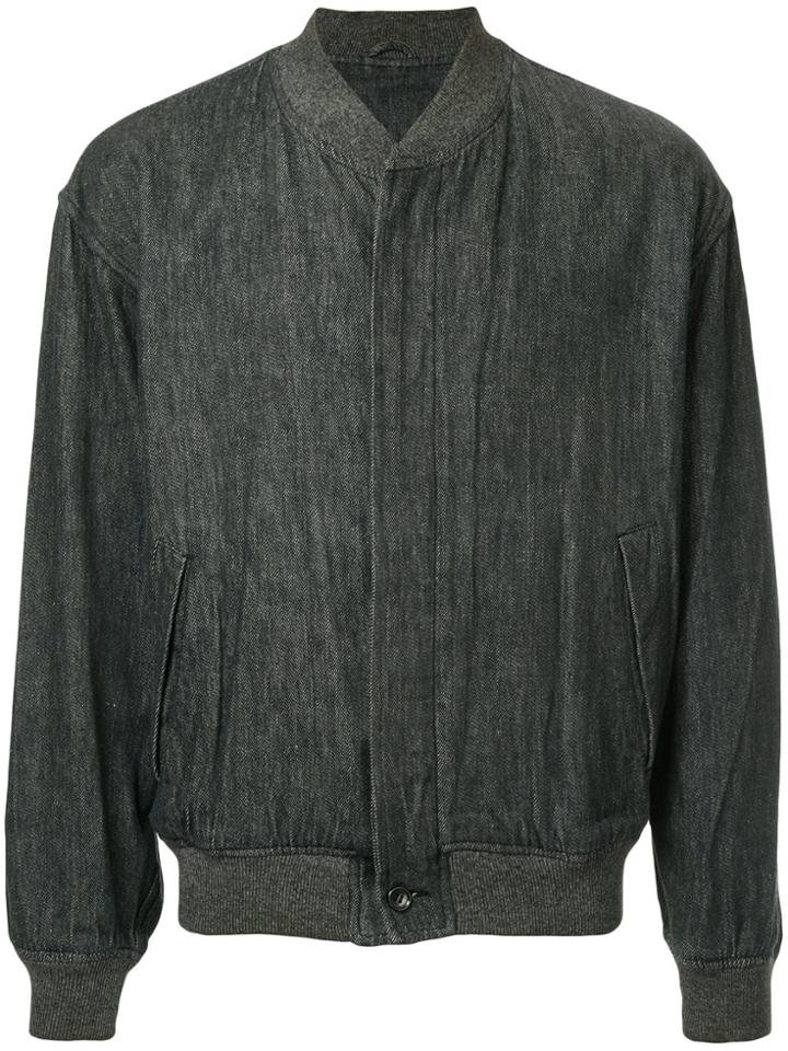 Comme Des Garçons Vintage Denim Bomber Jacket - Grey