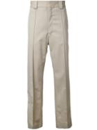 H Beauty & Youth - Front Crease Trousers - Men - Wool - L, Nude/neutrals, Wool