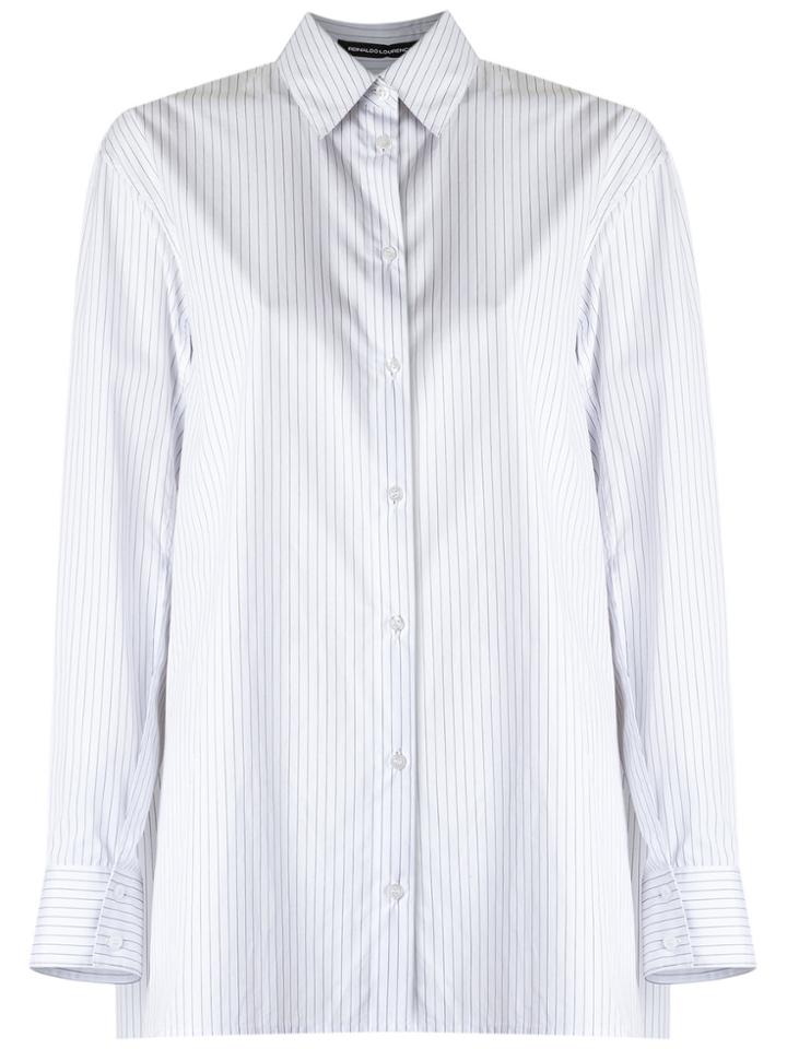 Reinaldo Lourenço Striped Shirt - White