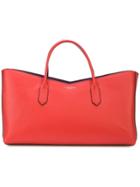 Sara Battaglia Logo Tote Bag - Red