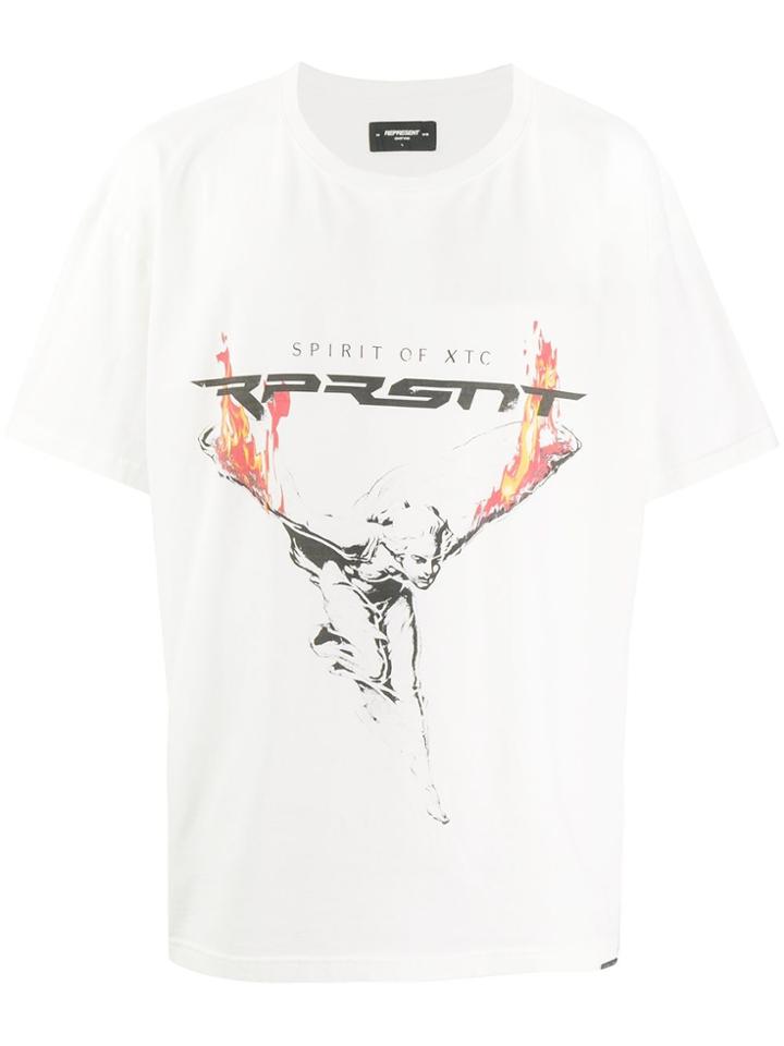 Represent Rprsnt Print T-shirt - White
