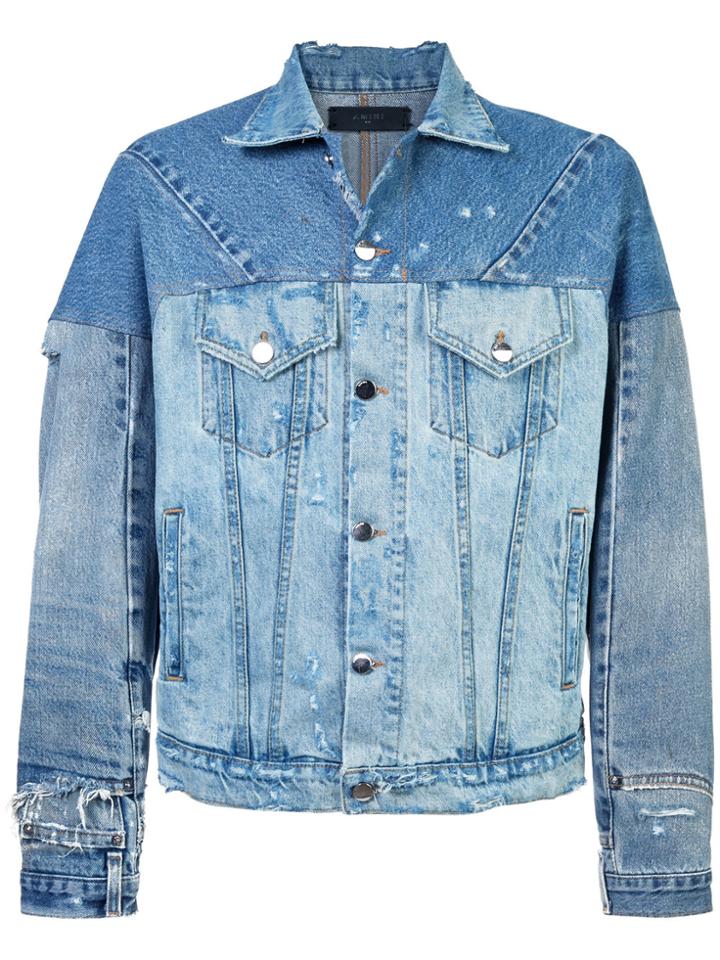 Amiri Reconstructed Trucker Jacket - Blue