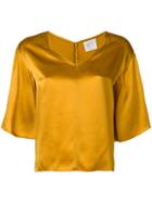 Forte Forte V-neck Blouse - Orange